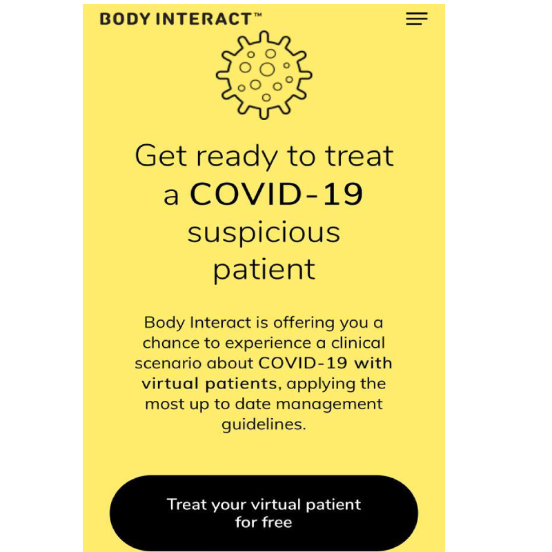 Simulator to manage Covid-19 Patients : Contribution of Saudi Patient Safety Center in the FREE Virtual Simulation Platform for Covid-19 scenarios.