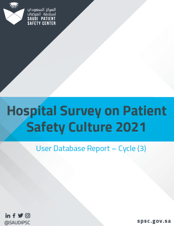 Title: National report for Hospital Survey on Patient Safety Culture Cycle 3: (2021)